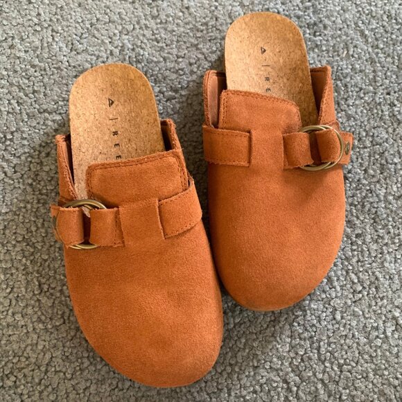 REEF TAN/RUST MULES, CORK INSOLE, 7 - Picture 9 of 13